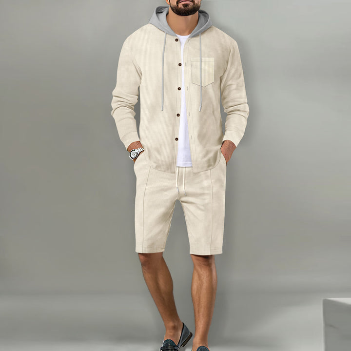 Herren Sportliches Freizeitanzug Aliams