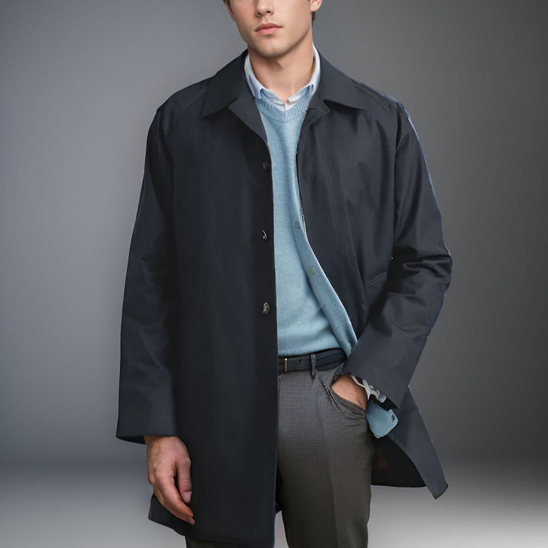 Herren wetterfeste Übergangsjacke mit praktischen Taschen Aliams