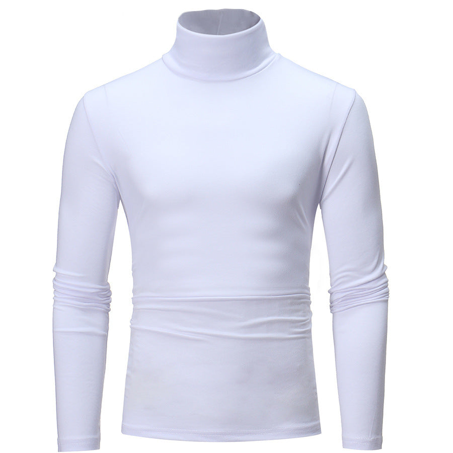 Herren eleganter Rollkragenpullover aus bequemen Stretchmaterial Aliams