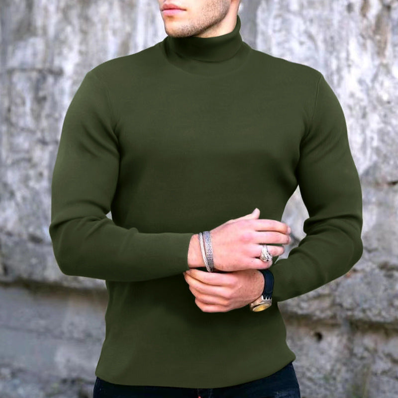 Herren eleganter Rollkragenpullover Aliams