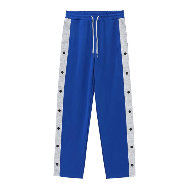 Herren Sportliche Jogginghose mit Knopfdetails und elastischem Bund Aliams