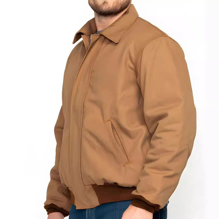 Herren isolierte Übergangsjacke mit hohem Kragen und praktischen Taschen Aliams