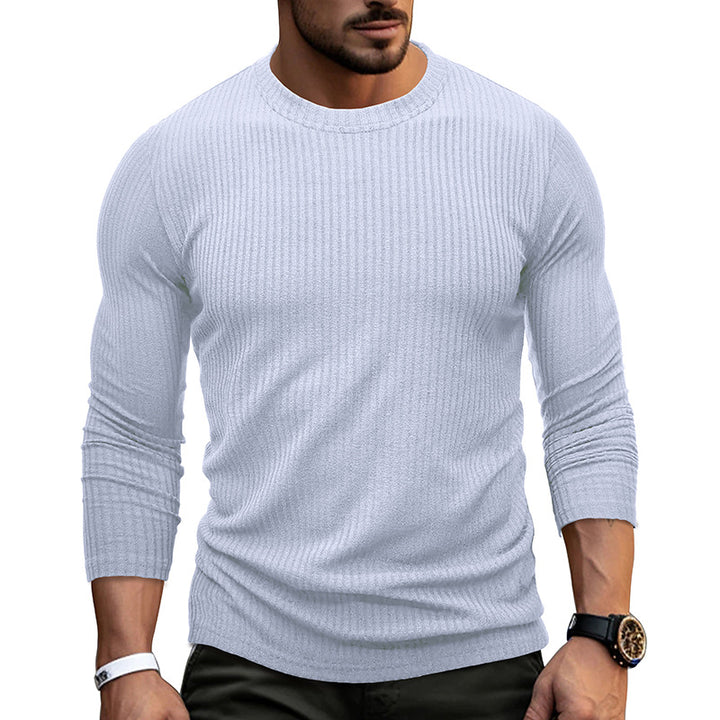 Herren elastisches Ripp-Longsleeve Aliams
