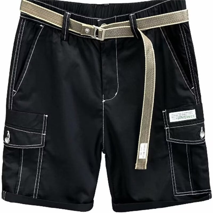 Herren Cargo-Shorts mit praktischen Seitentaschen und verstellbarem Bund Aliams