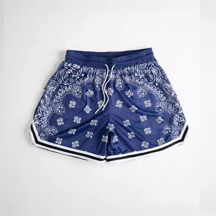 Herren Bandana Druck Sportshorts Aliams