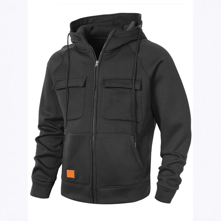 Herren Kapuzenjacke mit praktischen Taschen und modischem Design Aliams