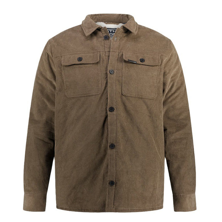 Herren Cordjacke mit praktischen Brusttaschen und modernem Schnitt Aliams