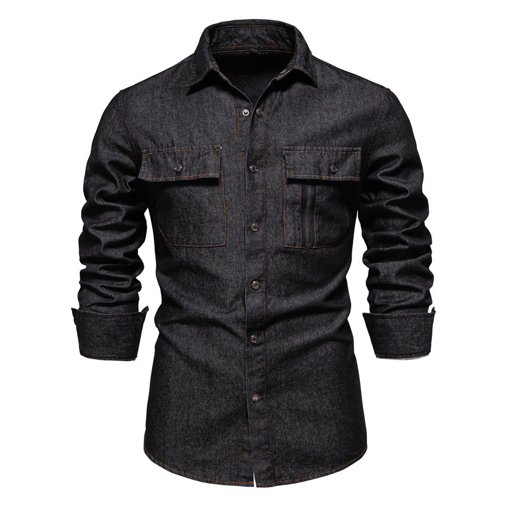 Herren Jeanshemd Aliams