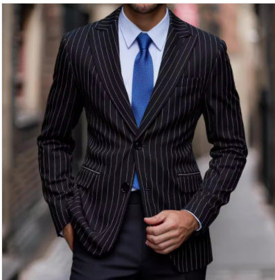 Herren eleganter, kariert Blazer mit schmalem Schnitt und hochwertiger Verarbeitung Aliams