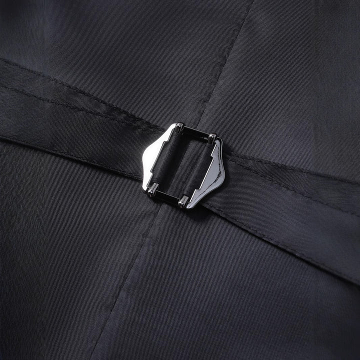 Herren elegante Paisley-Weste mit glänzendem Finish Aliams