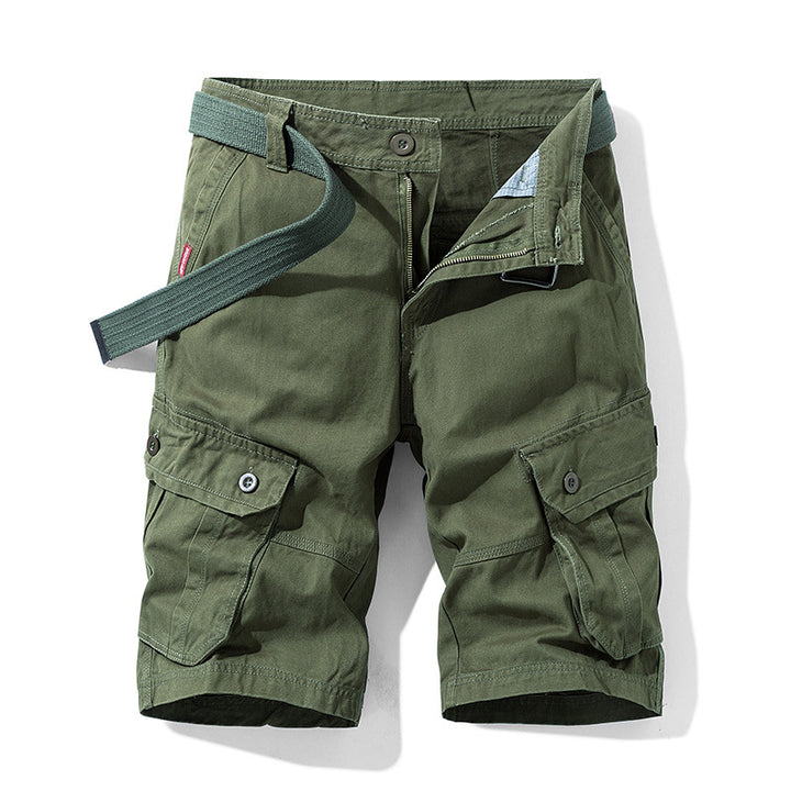 Herren Cargo-Shorts mit vielseitigen Taschen und robustem Material Aliams