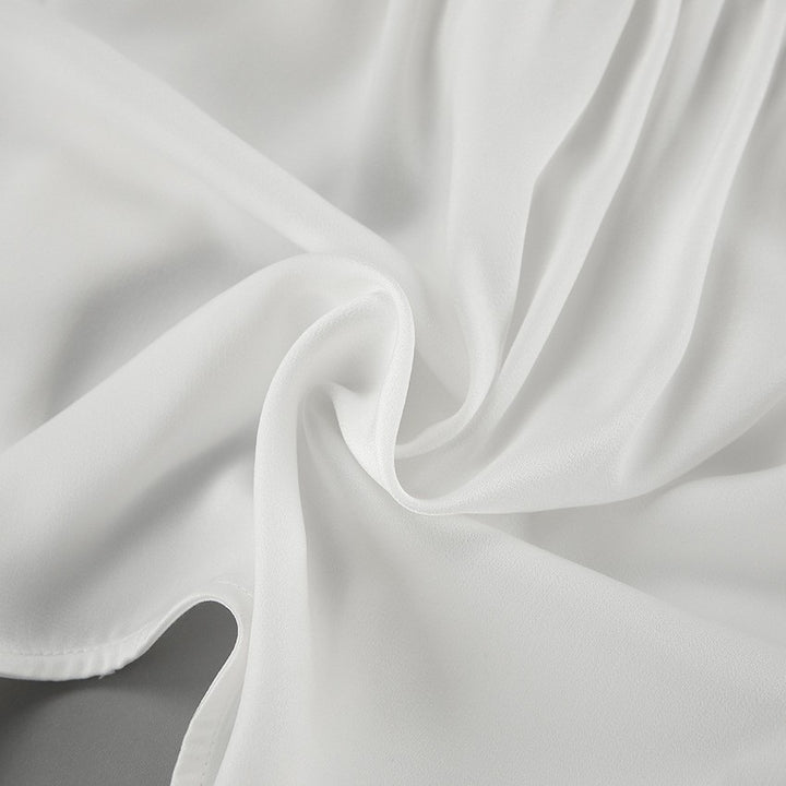 Damen Schicke Bluse mit floralem Detail und Puffärmeln Aliams