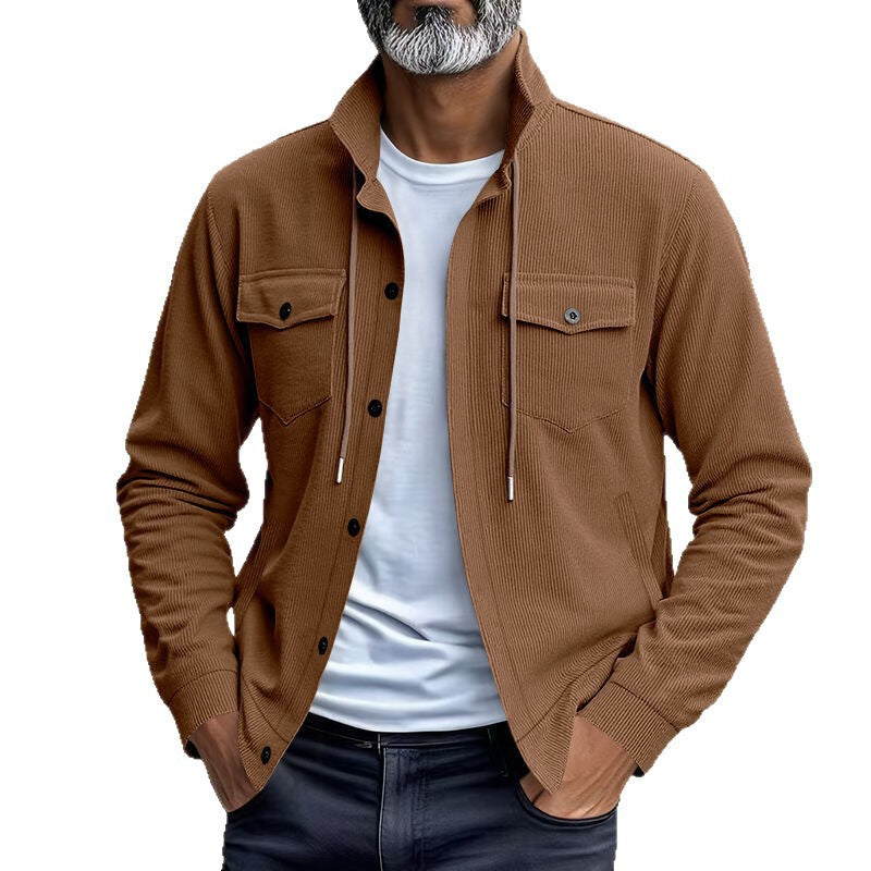 Herren Cordjacke mit praktischen Taschen und lässigem Schnitt Aliams
