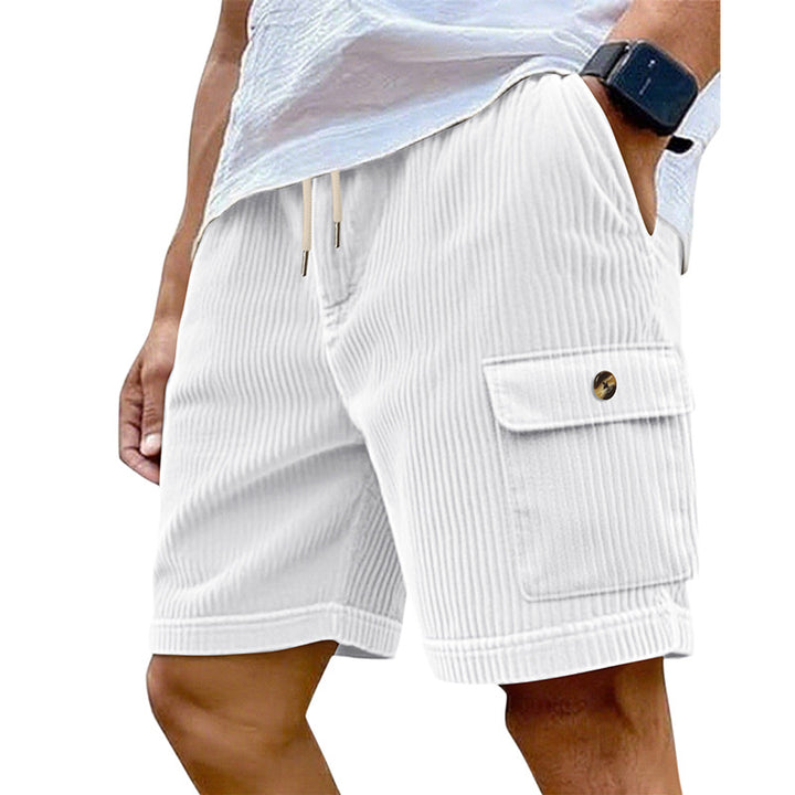 Herren Cargo-Shorts mit schmalem Schnitt und praktischen Seitentaschen Aliams