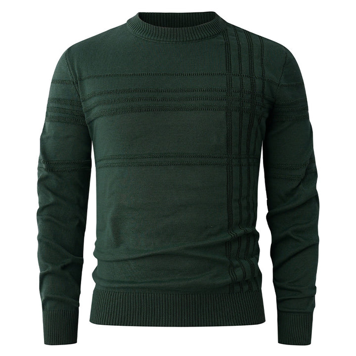 Herren feiner Strickpullover mit strukturiertem Design Aliams