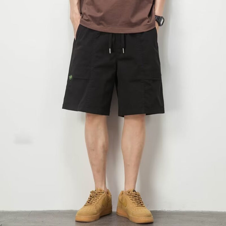 Herren Cargo-Shorts mit vielseitigen Taschen und elastischem Bund Aliams