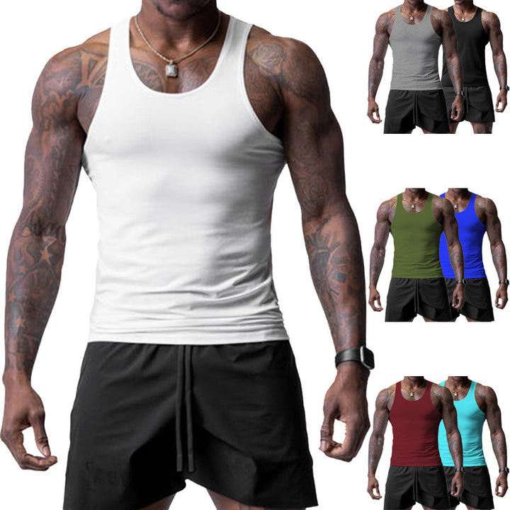Herren Sportliches Tanktop und Shorts Set Aliams