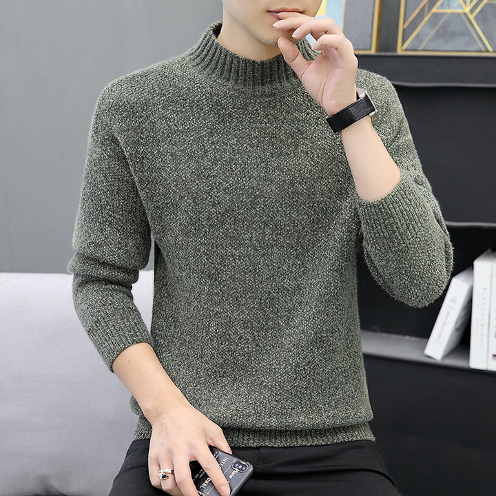 Herren warmer Rollkragenpullover aus weichem Strick Aliams