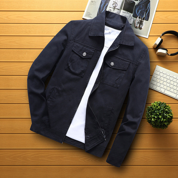 Herren stilvolle Multifunktionsjacke mit praktischen Taschen Aliams