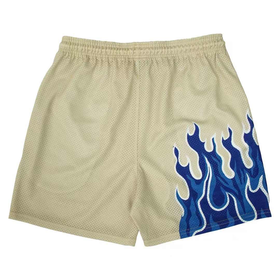 Männer Flame-Grafik Sport Shorts Aliams