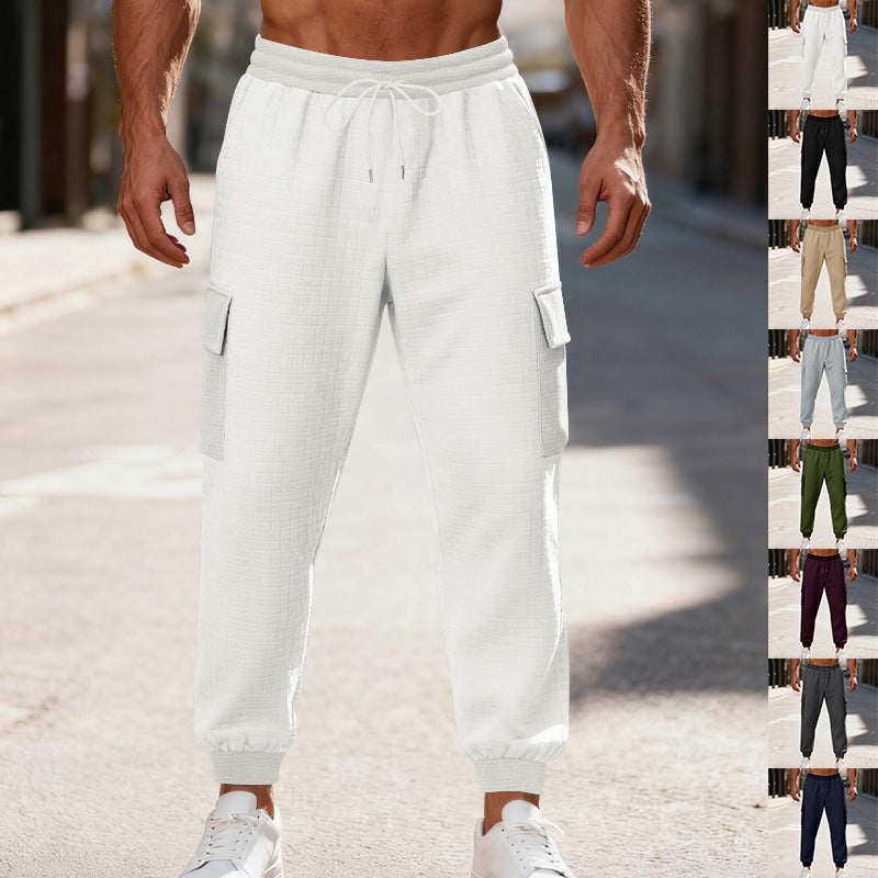 Herren Cargo-Jogginghose mit elastischem Bund und praktischen Taschen Aliams