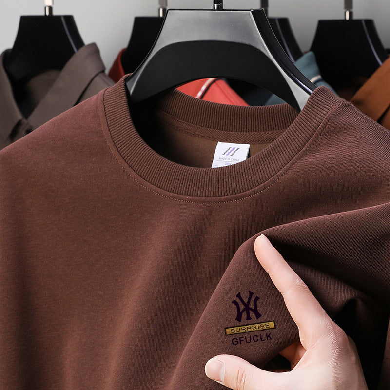 Herren Freizeit Sweatshirt mit stilvollem Rundhalsausschnitt Aliams