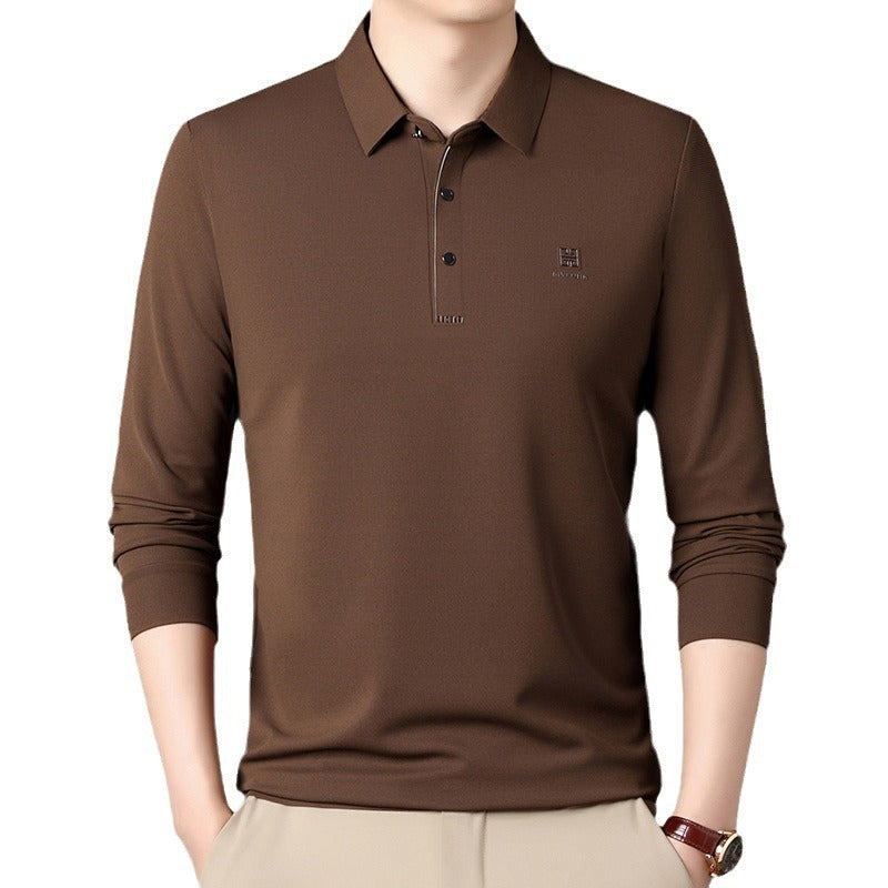 Herren sportliches Langarm Poloshirt mit innovativer Passform und feuchtigkeitsregulierendem Material Aliams