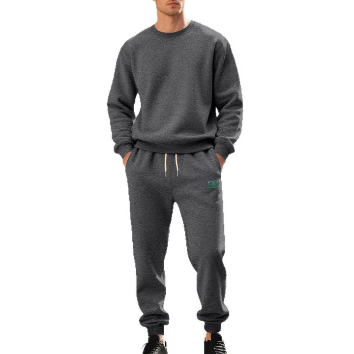 Herren sportliches Freizeit-Set mit Rundhalsausschnitt und elastischem Bund Aliams