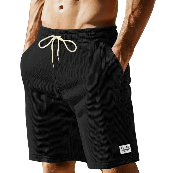 Herren Sportliche Shorts aus atmungsaktivem Material mit verstellbarem Bund Aliams