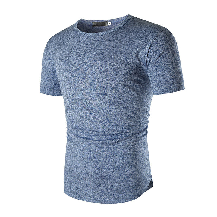 Herren sportliches T-Shirt mit atmungsaktiver Funktionsfaser und bequemer Passform Aliams