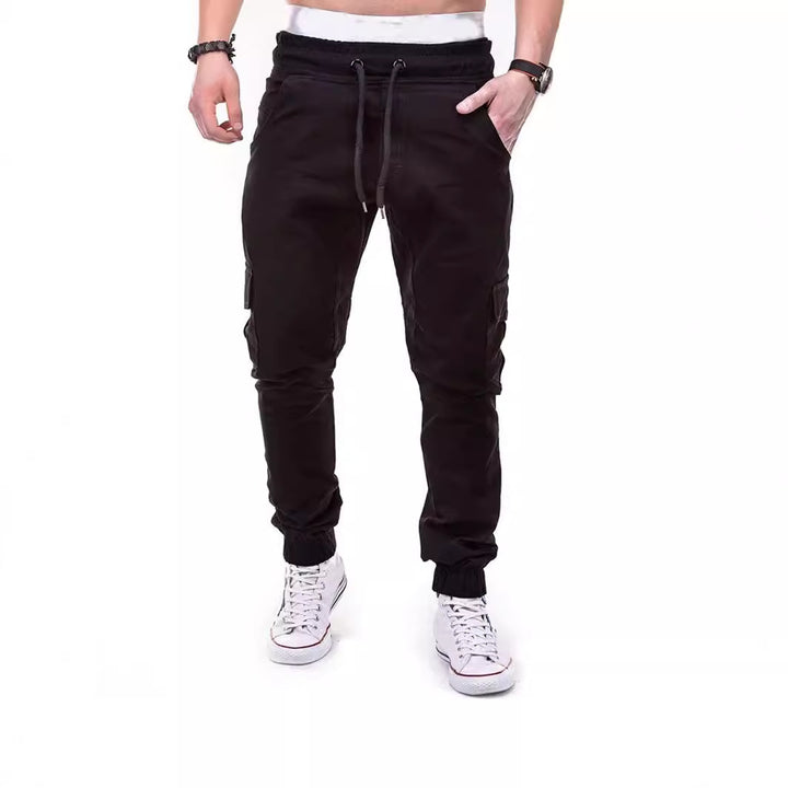 Herren Cargo-Hose mit elastischem Bund und praktischen Multifunktions-Pockets Aliams