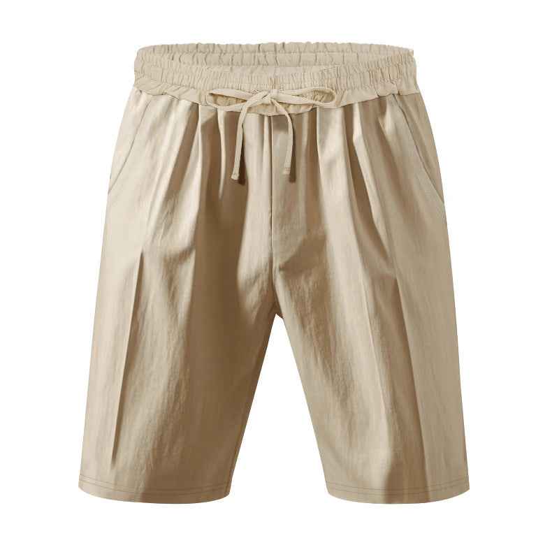 Herren sportliche Funktionsshorts mit verstellbarem Bund und atmungsaktivem Material Aliams