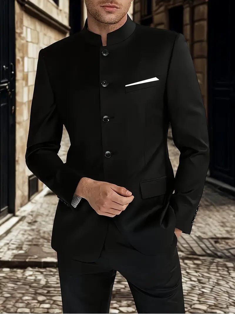Herren eleganter Anzugblazer im modernen Stil Aliams