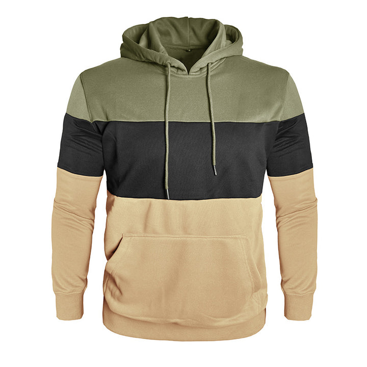 Herren Kapuzenpullover mit Farbakzenten Aliams