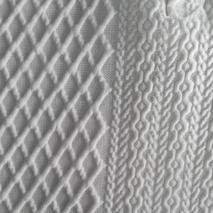 Herren Stehkragen Pullover mit Strukturmuster Aliams