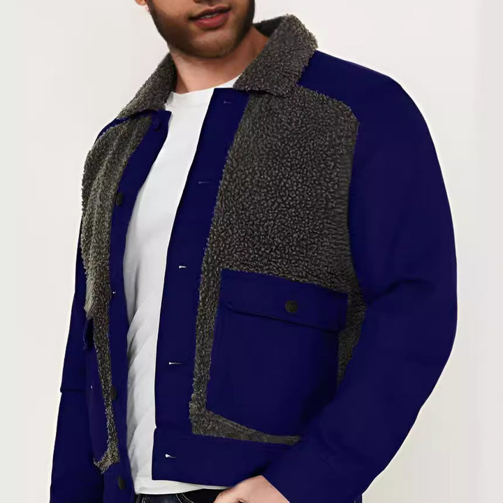 Herren Flanell-Jacke mit gewobenem Innenfutter Aliams