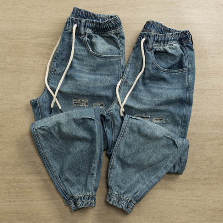 Herren lässige Jeans mit modischem Destroyed-Look Aliams