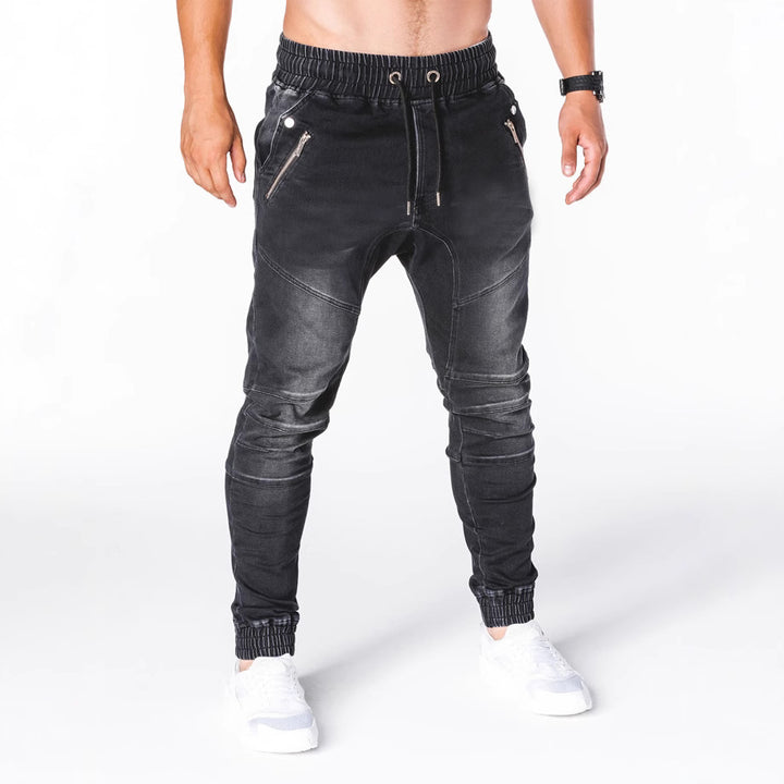 Herren Jogginghose im modernen Skinny Fit mit dehnbarer Baumwollmischung und sportlichen Details Aliams