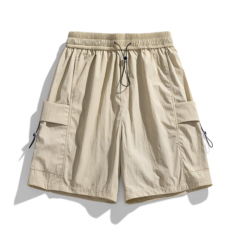 Herren Cargo-Shorts mit praktischen Seitentaschen und elastischem Bund Aliams