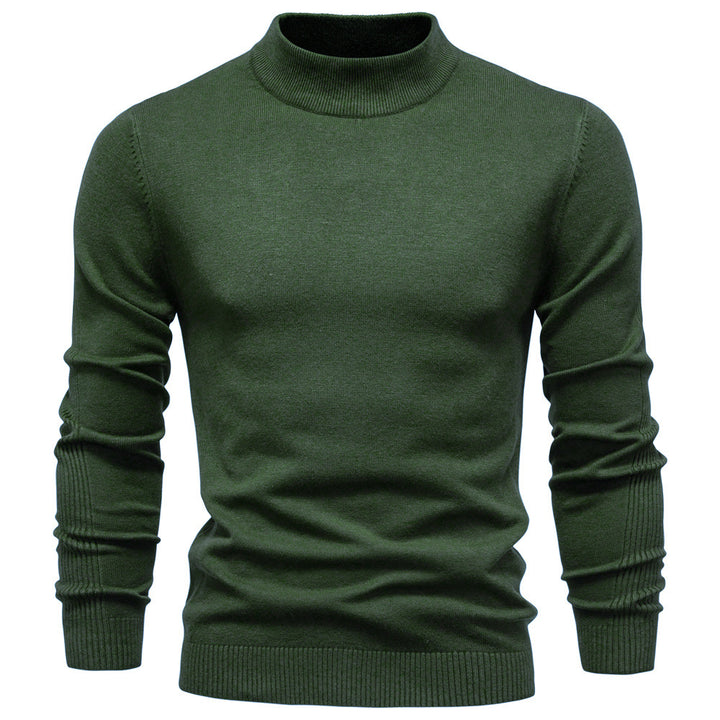 Herren Rollkragenpullover aus weichem Strickmaterial mit feiner Rippstruktur Aliams