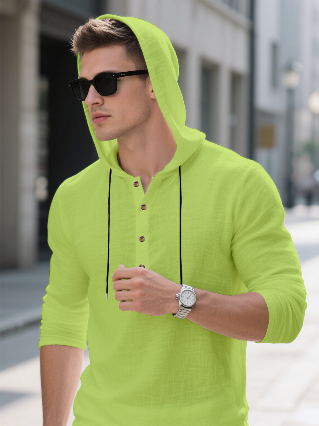 Herren Kapuzenhemd Aliams