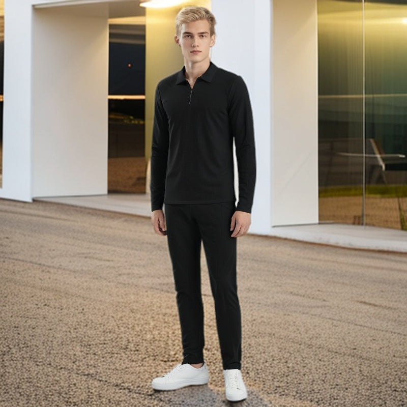 Herren Sportliches Trainingsset mit Reißverschluss Aliams