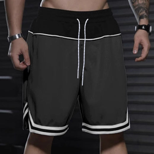 Herren Sportliche Badeshorts mit verstellbarem Tunnelzug und atmungsaktivem Gewebe Aliams
