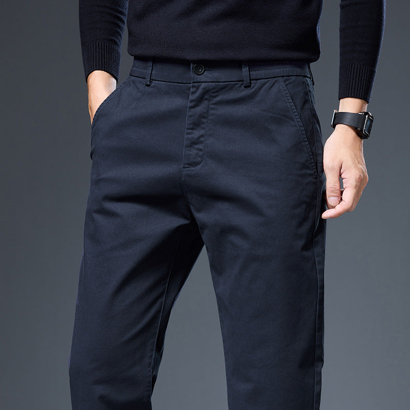 Herren Bequeme Chino-Hose mit praktischen Seitentaschen Aliams