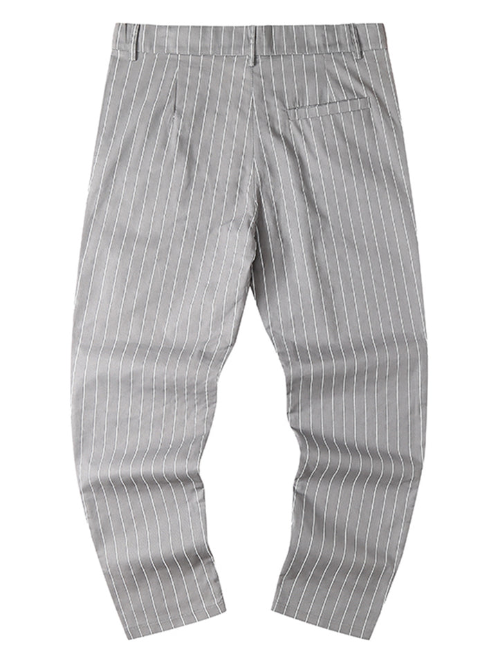 Herren elegante Slim-Fit Jeans im modernen Streifenmuster Aliams