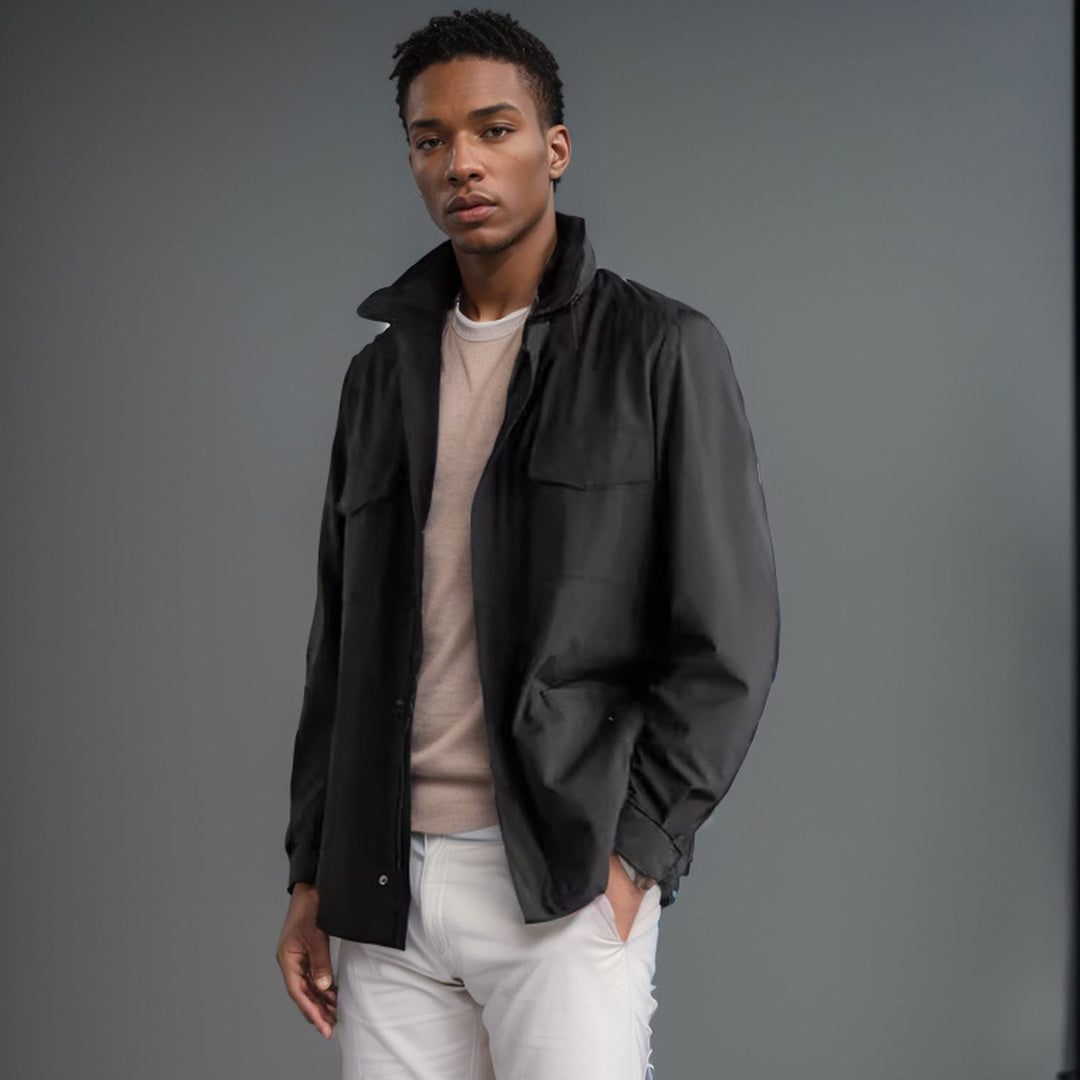 Herren funktionale Jacke im urbane Stil mit praktischen Taschen Aliams