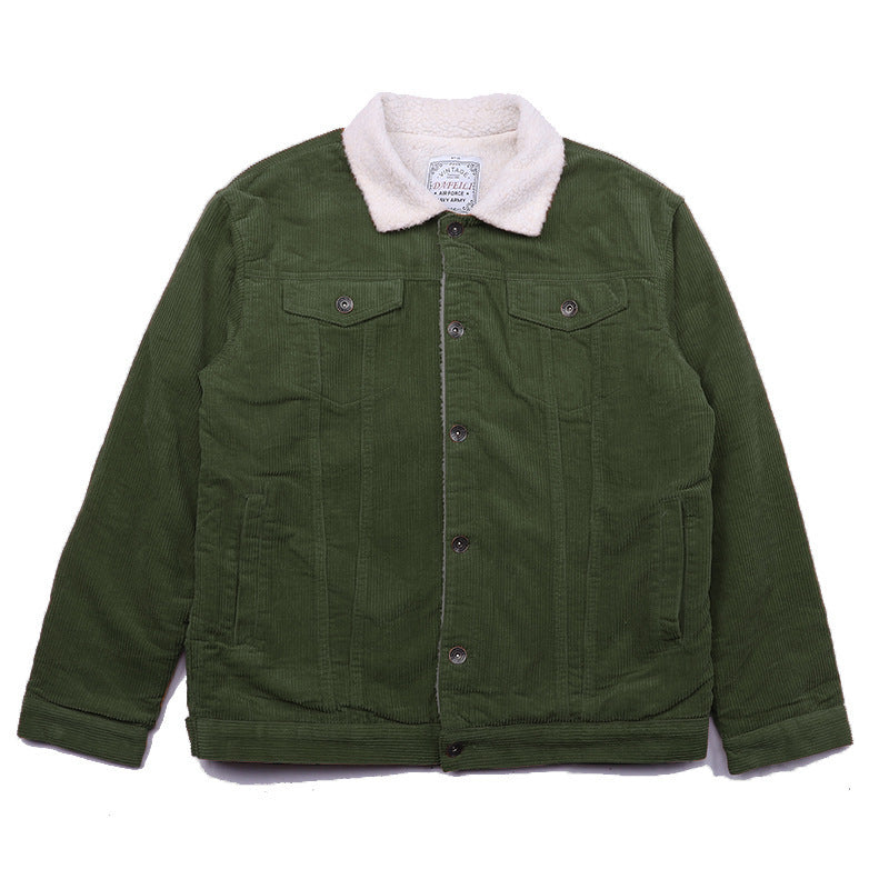 Herren Cordjacke mit kuscheligem Innenfutter Aliams