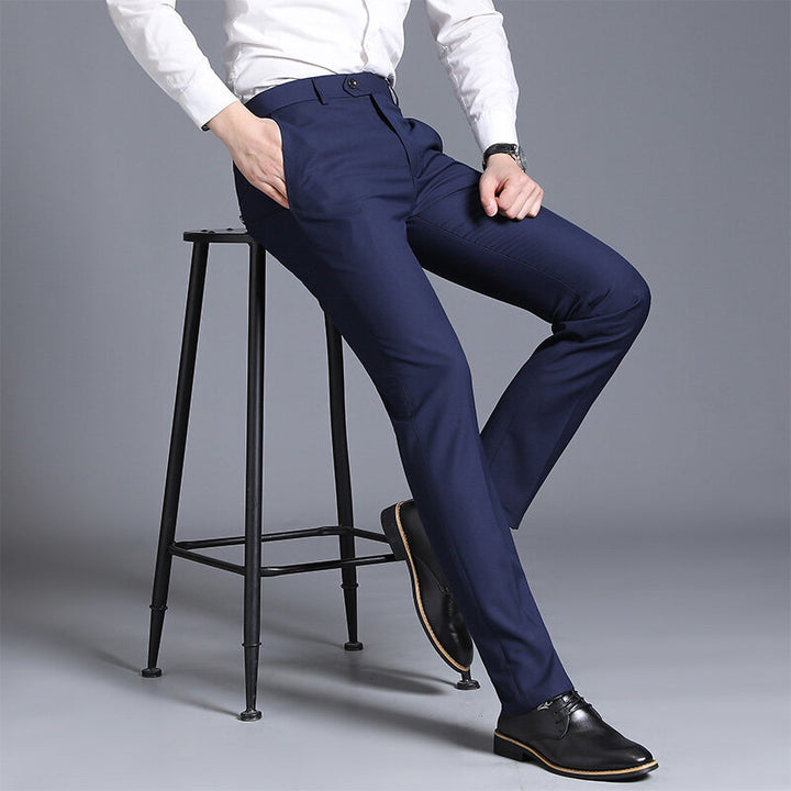 Herren elegante Slim-Fit Anzughose Aliams
