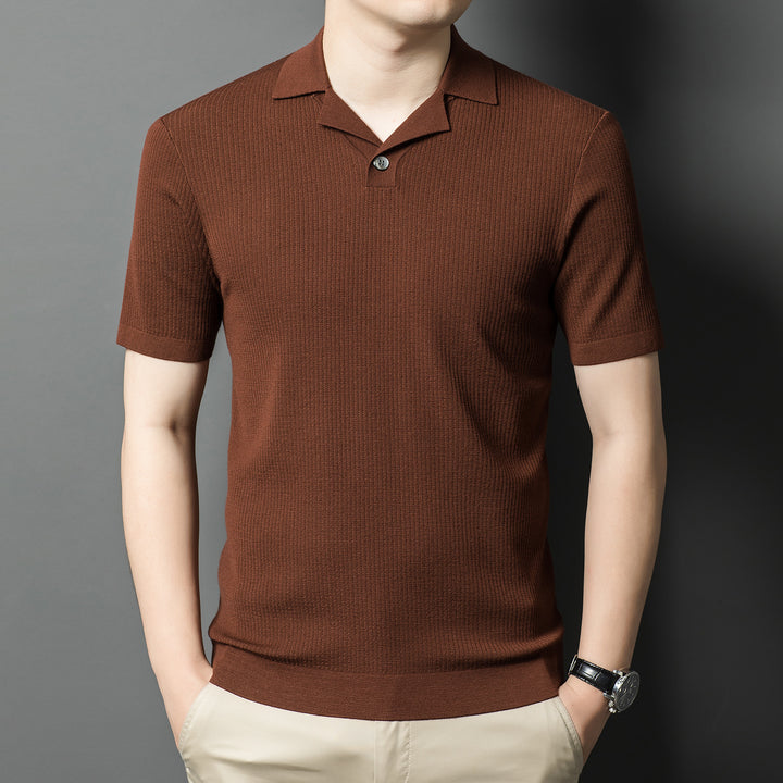 Herren Kurzarm-Polooberteil Aliams