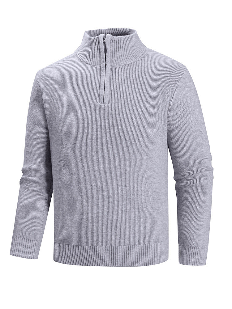 Herren Strickpullover mit hohem Kragen Aliams